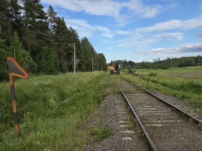 Ratatyötä radalla 2026.