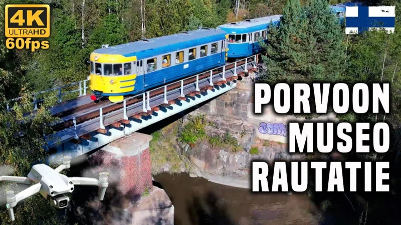 Jump into a Wonderful Old Train Adventure in the Finnish Landscape 🇫🇮